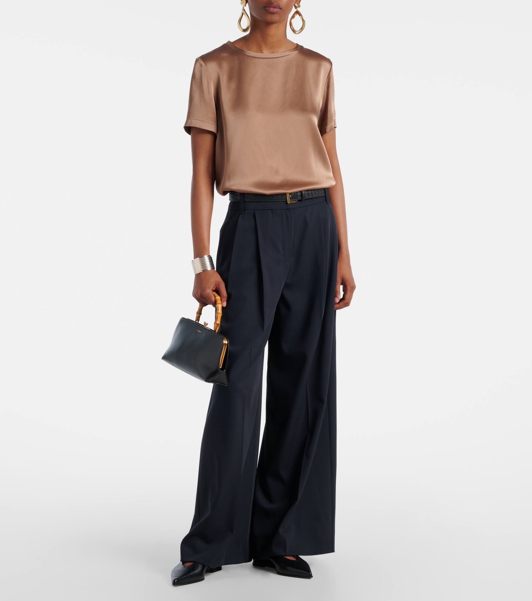 Rebecca satin top - 2