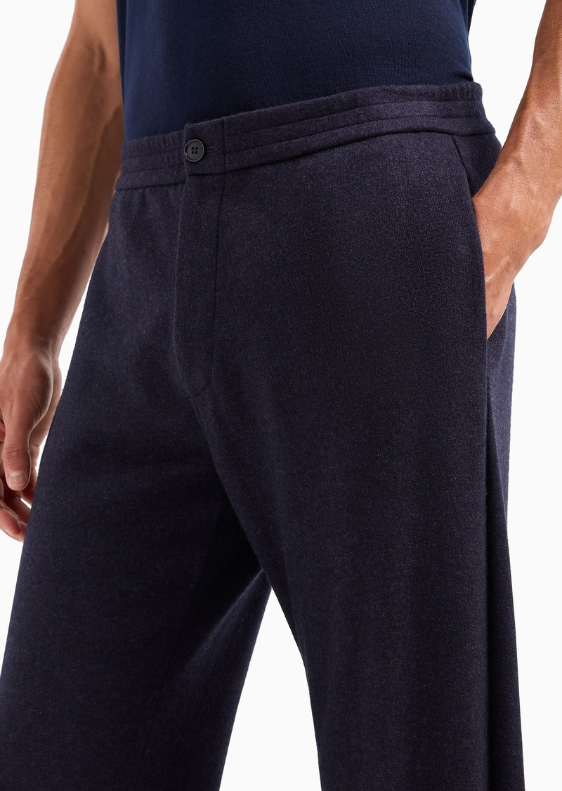 Giorgio Armani Vicuña trousers in cashmere and vicuña 6