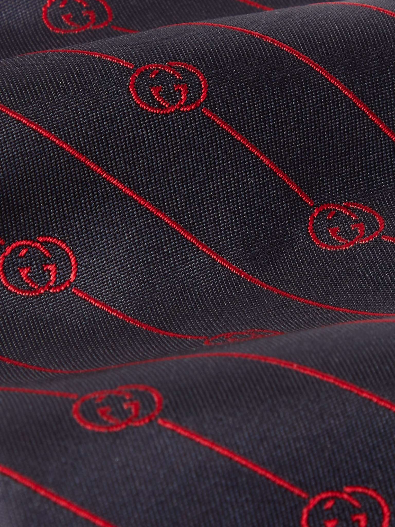 7.5cm Logo-Jacquard Silk-Twill Tie - 6