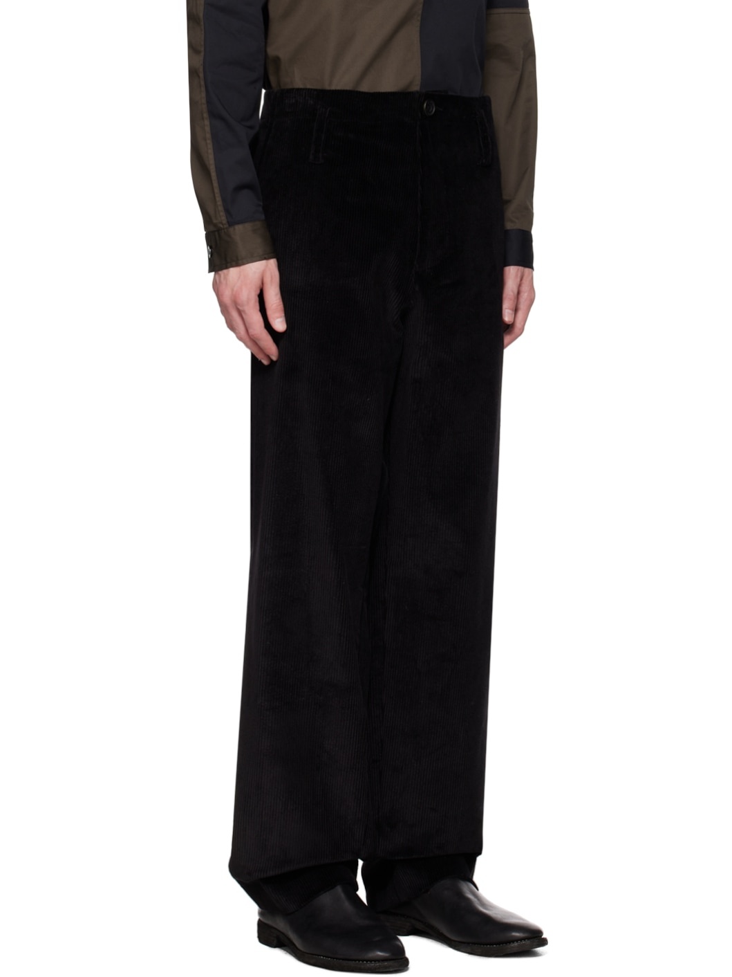 Black Four-Pocket Trousers - 2