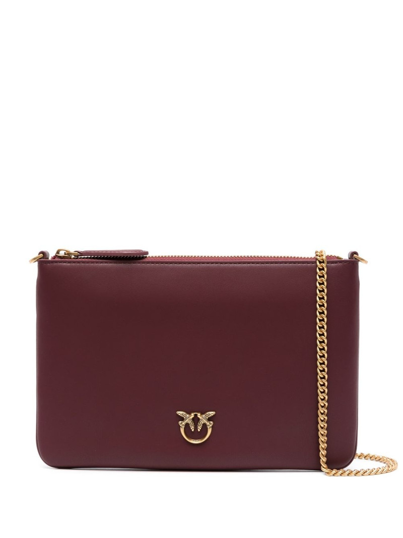 Flat Love leather crossbody bag 1