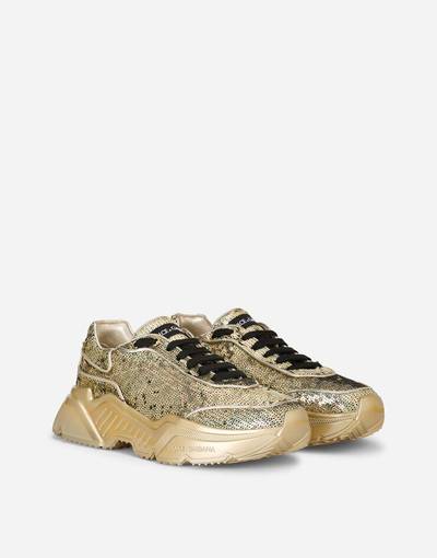 Dolce & Gabbana Nappa leather Daymaster sneakers with sequins outlook