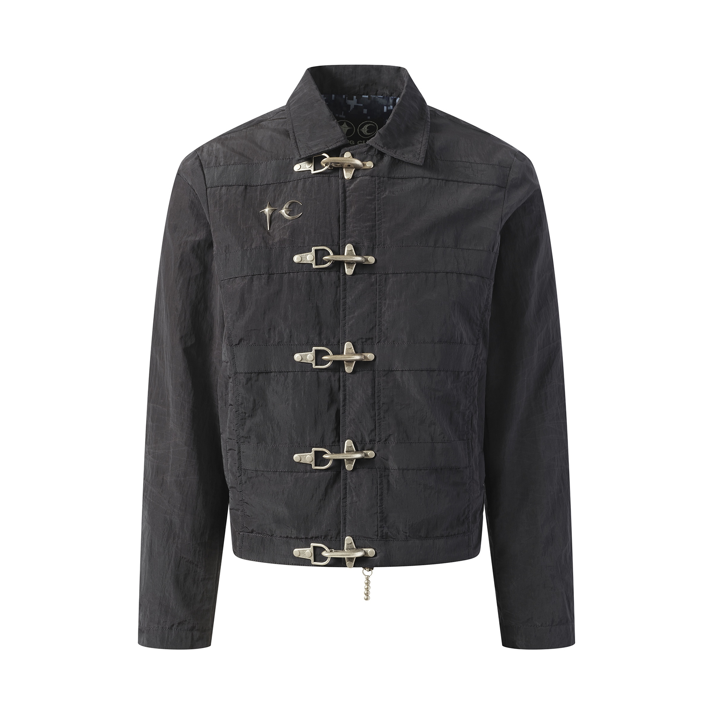 Scarred Bio Soldier Jacket in Black - 2