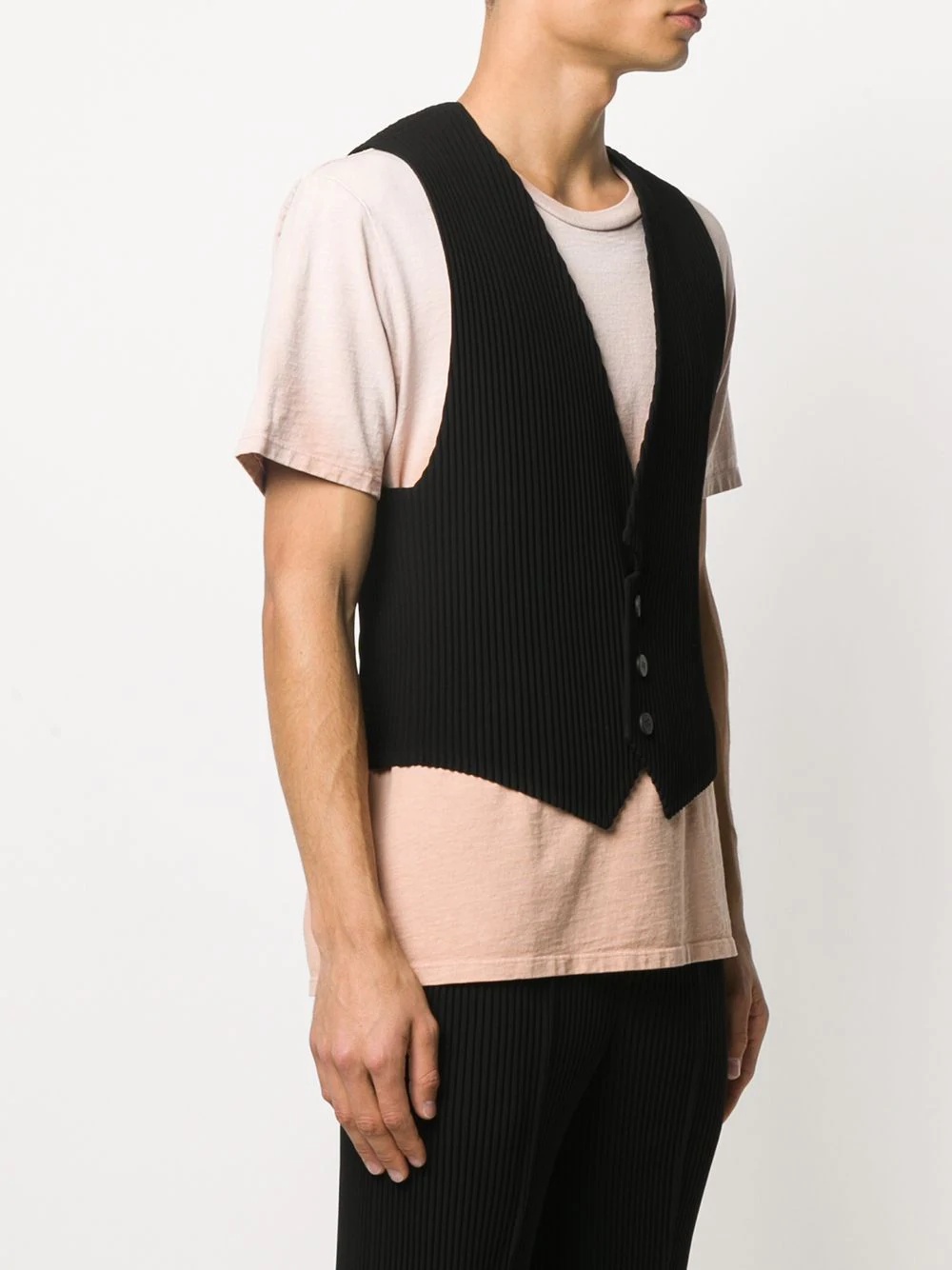 ribbed waistcoat - 3