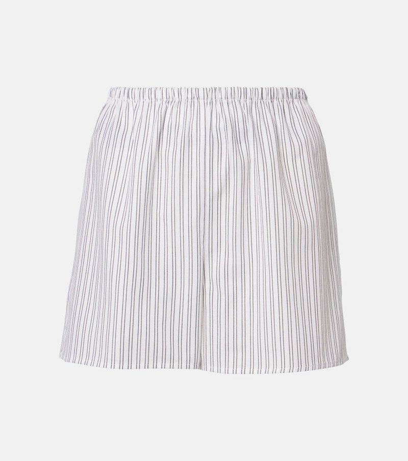 Cairo striped cotton-blend shorts - 1