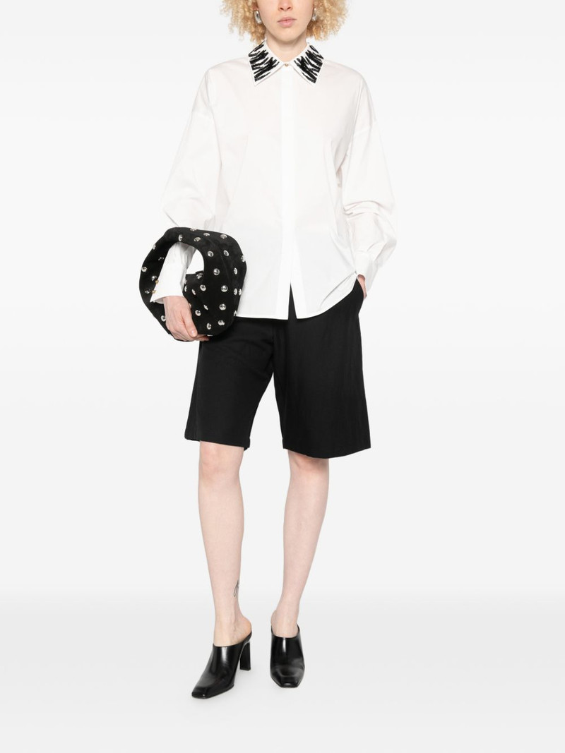 Max Mara embellished-collar shirt outlook