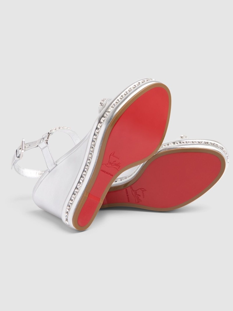 110mm Pyrastrass leather wedges - 6