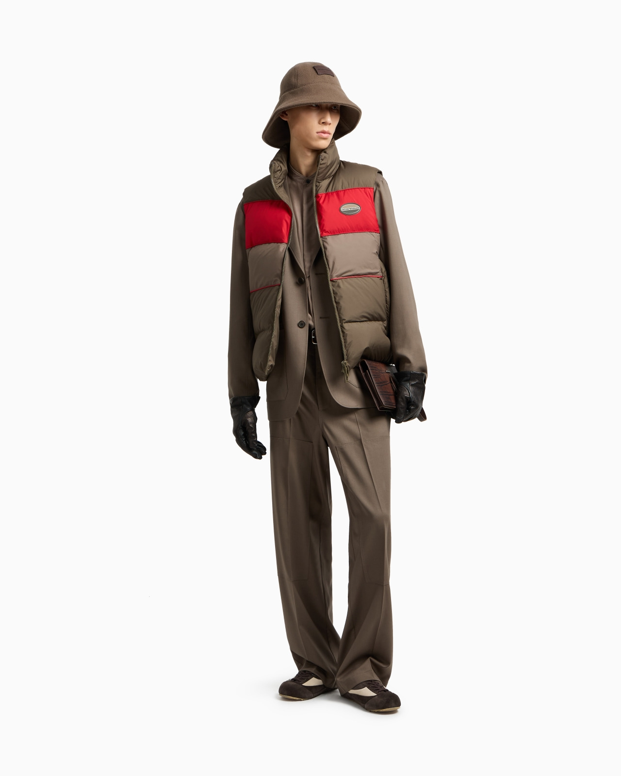 VIRGIN-WOOL TWILL SINGLE-BREASTED BLAZER - 2