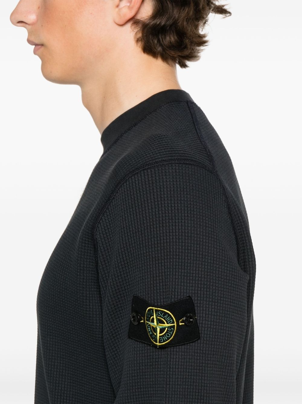 Compass-badge sweatshirt - 5