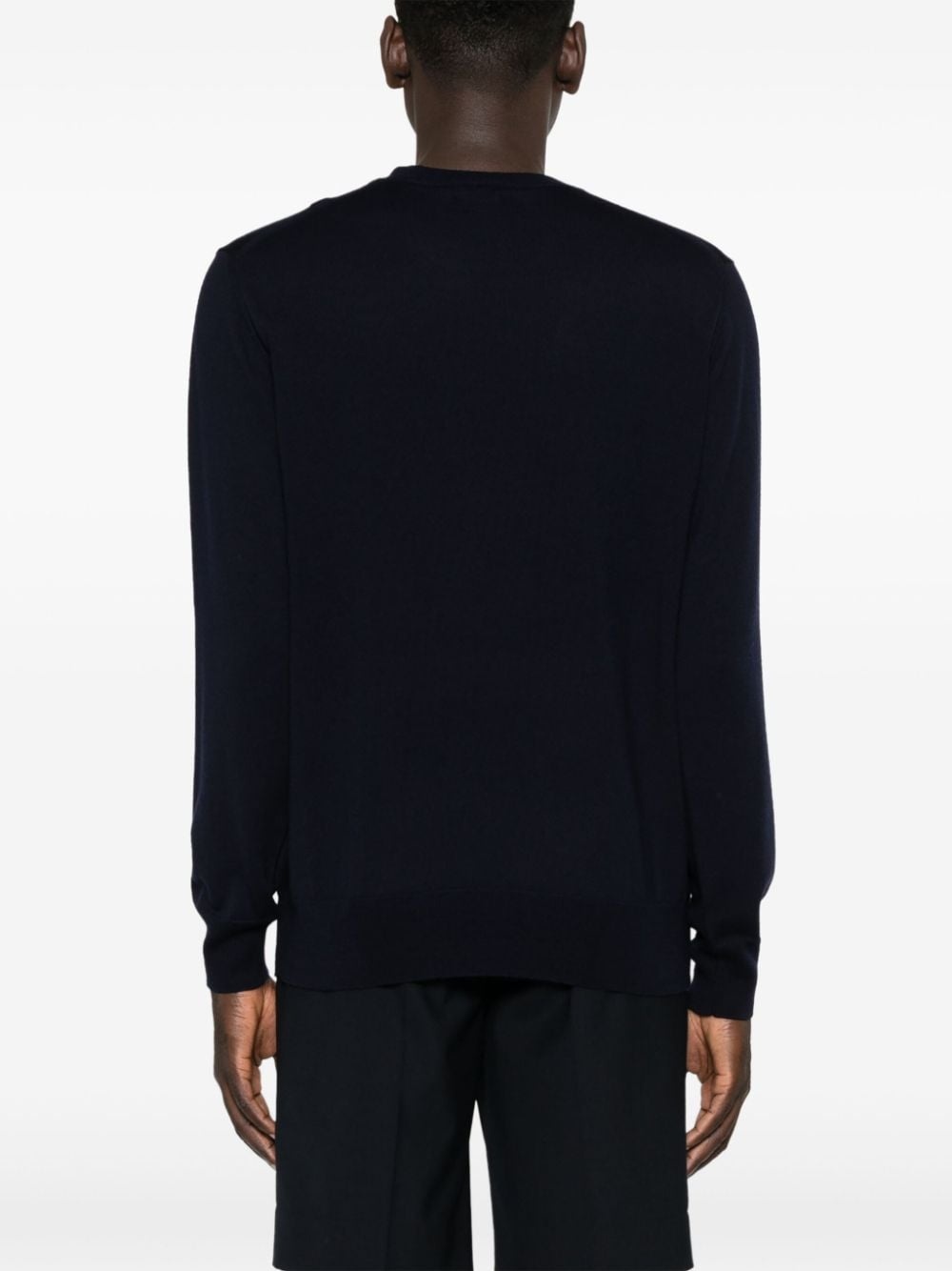 Pegaso-embroidered wool jumper - 4