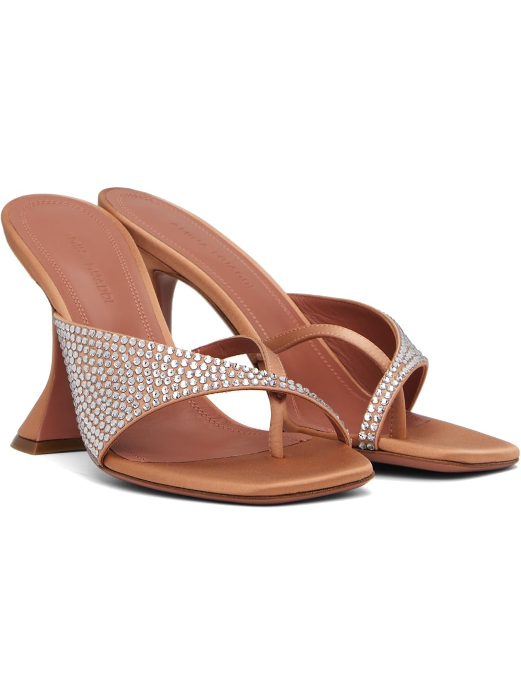 Tan Shiona Slipper 95 Heeled Sandals - 4