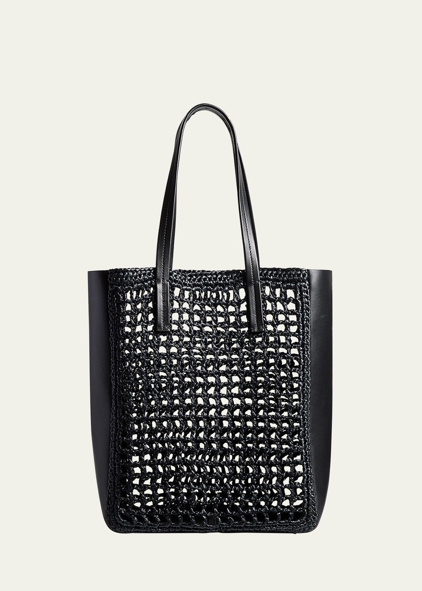 Zoe Small Raffia Tote Bag - 1