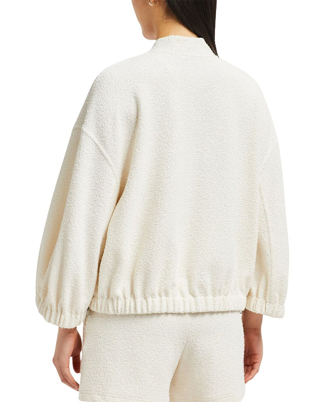 Moncler 2-in-1 Bouclé Zip-Up Cardigan - 2