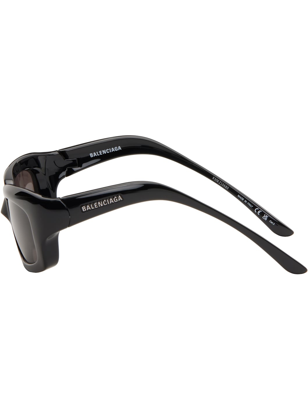 Black Rectangular Sunglasses - 3