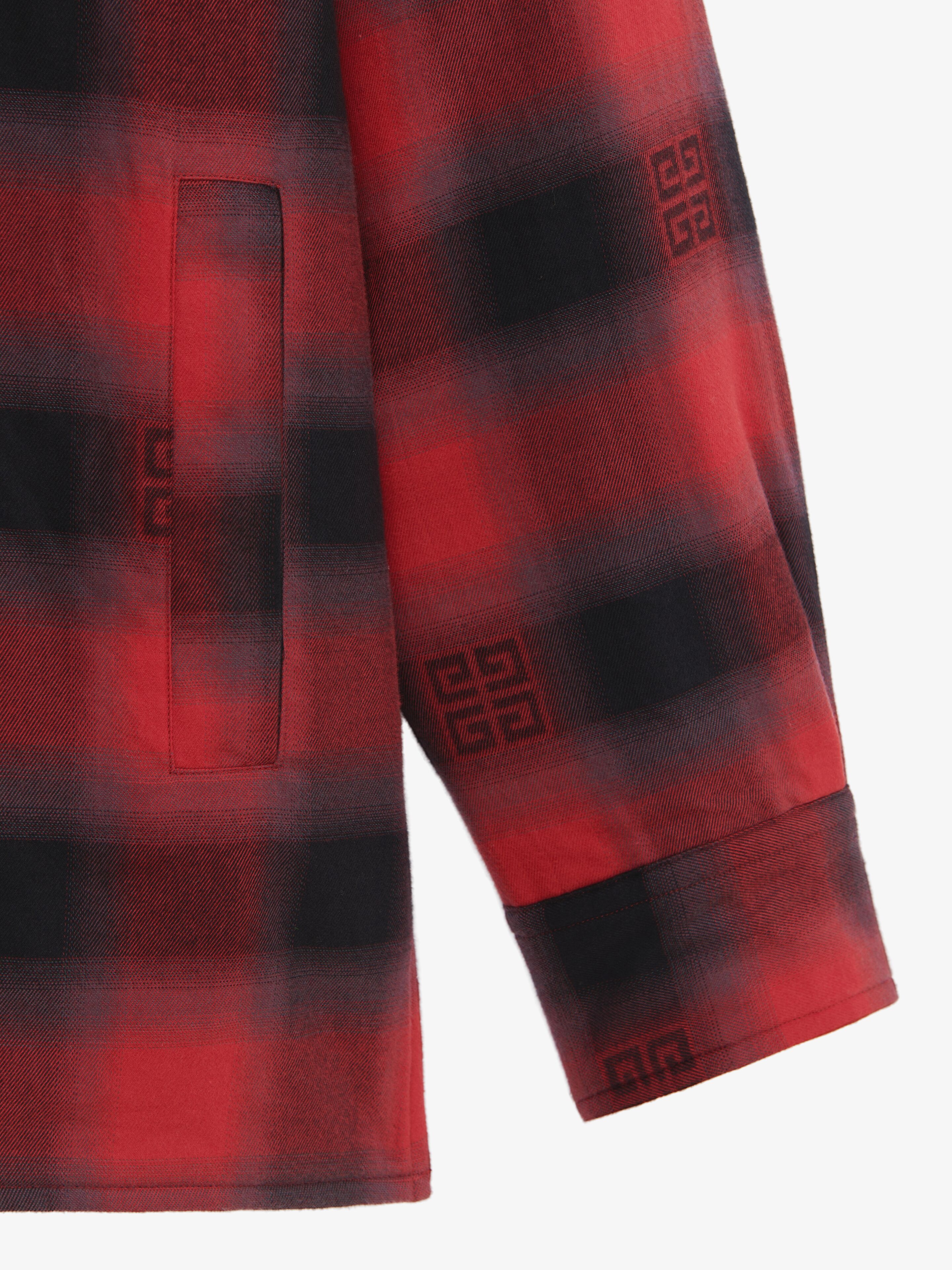 OVERSHIRT IN 4G CHECKED QUILTED FLANNEL - 6