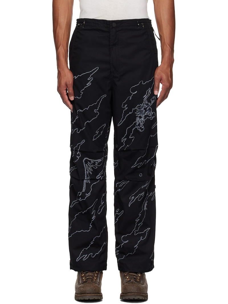 Black 5340 DPM: Bonsai Sparse Snopants Trousers 1
