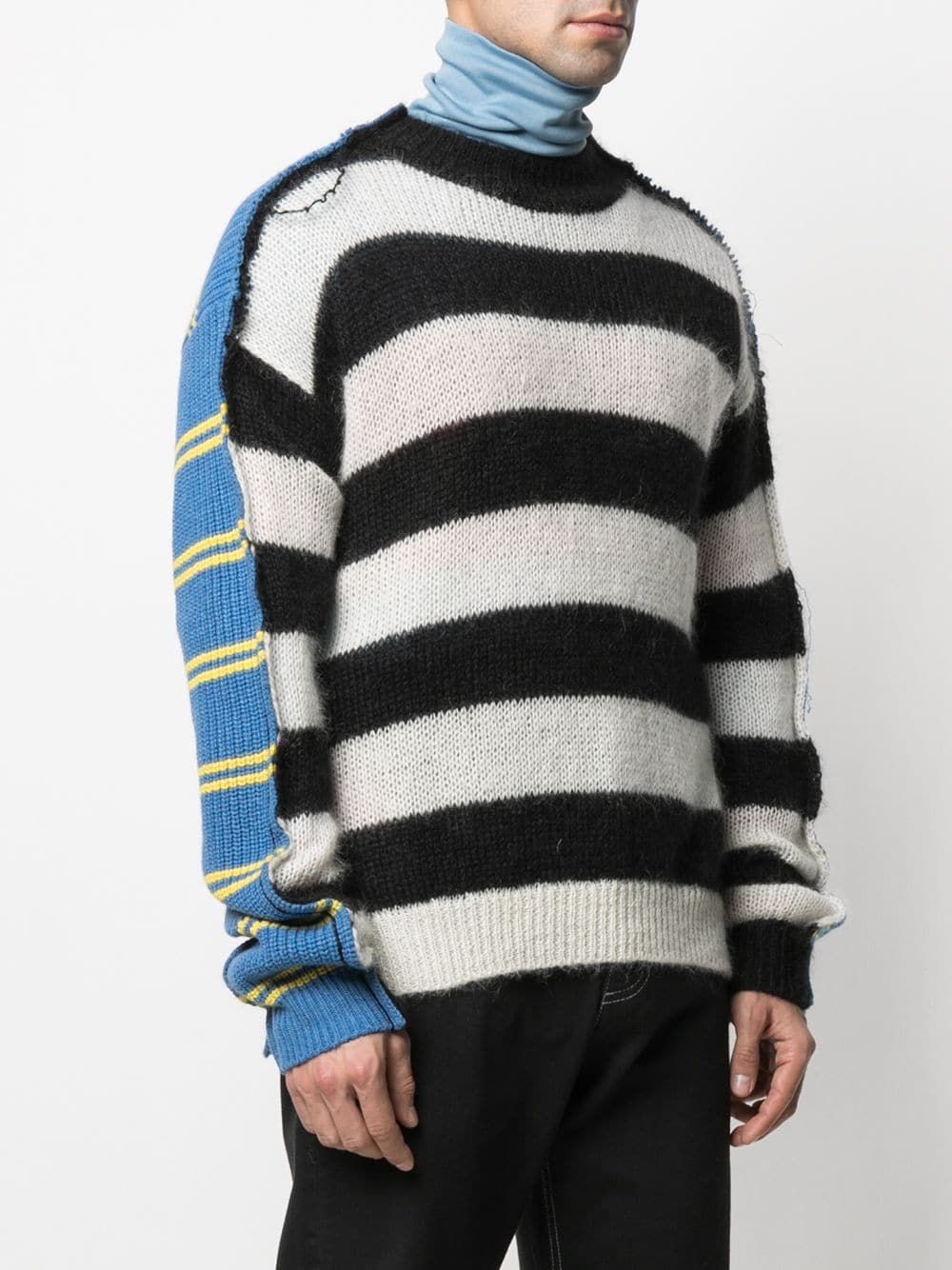 striped knit jumper - 3