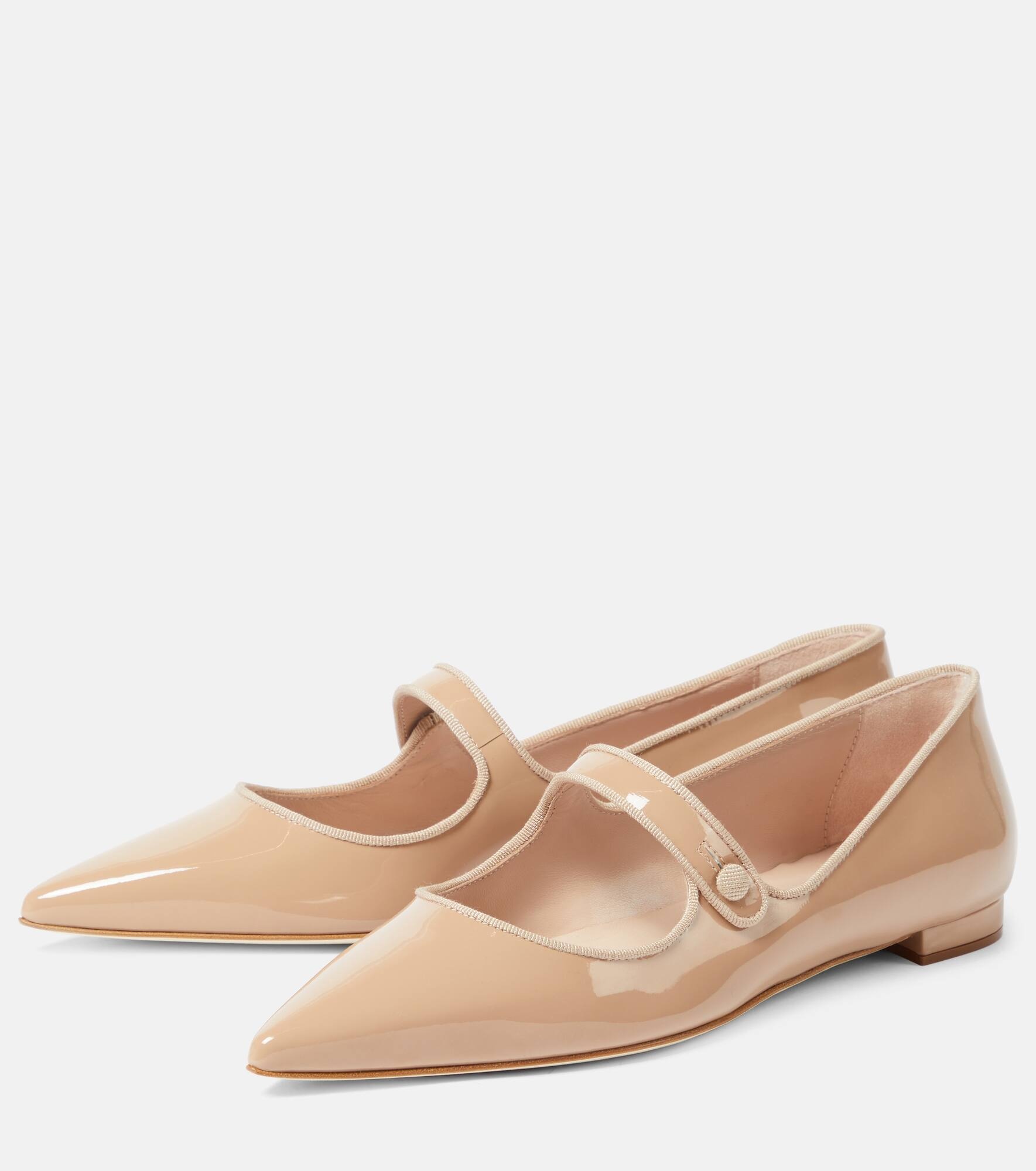 Campari patent leather ballet flats - 5