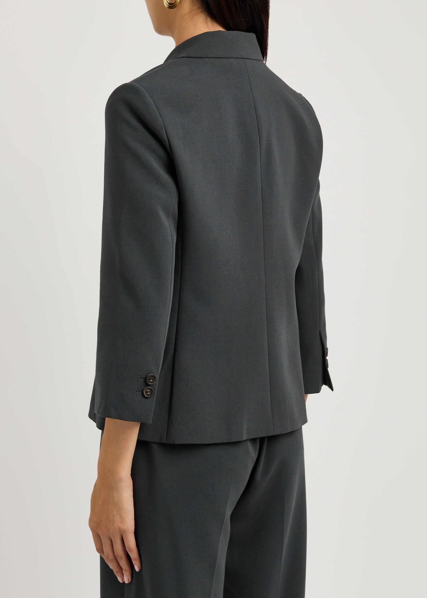 Shrunken woven blazer - 3