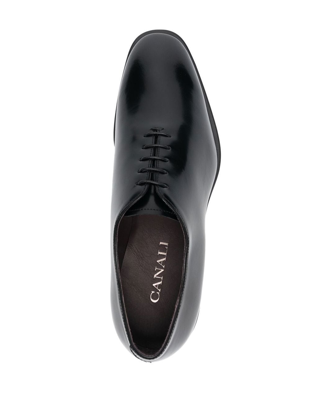 polished leather Oxford shoes - 4