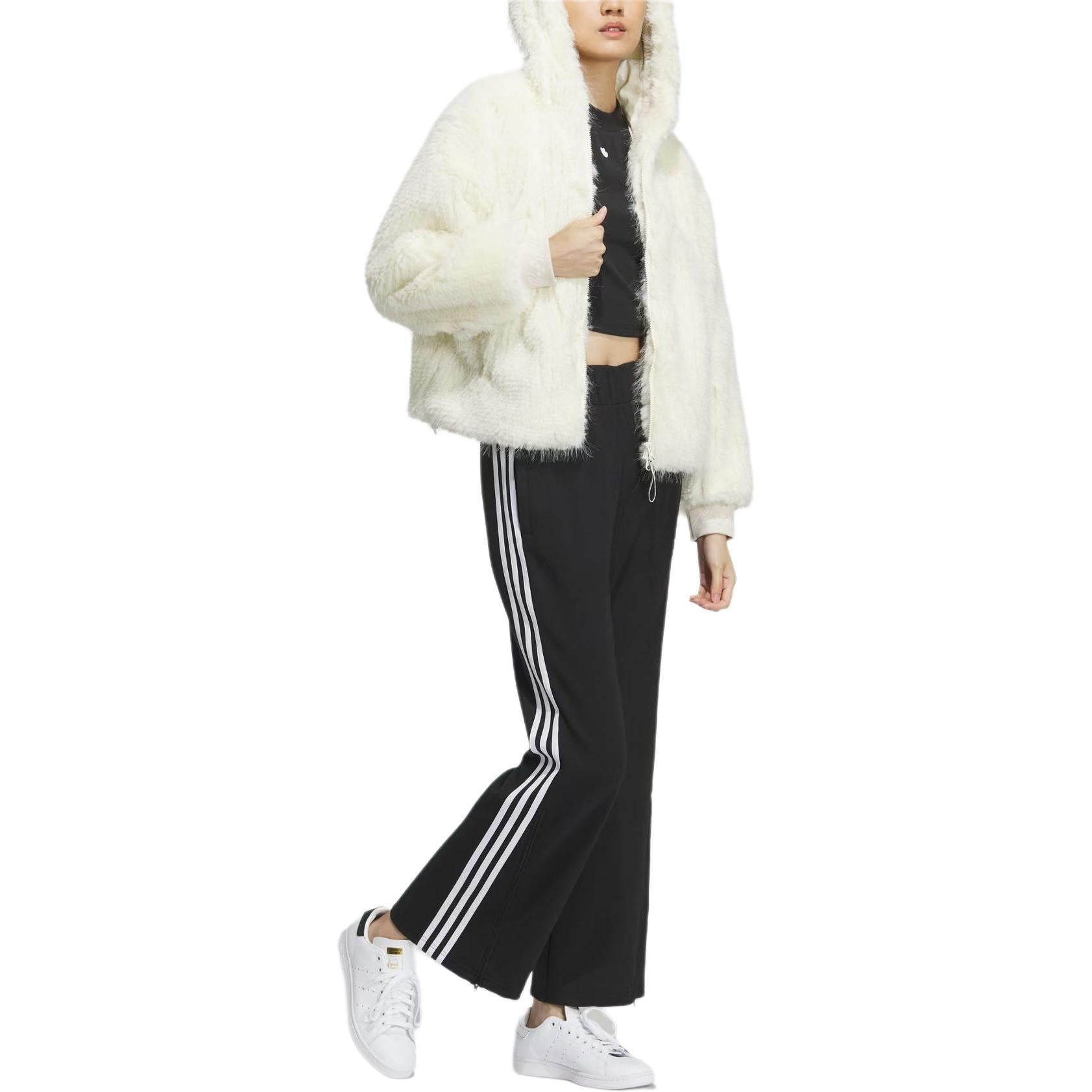 (WMNS) adidas Originals X Feifei Ruan CNY FUR Jackets 'White' IX4225 - 5