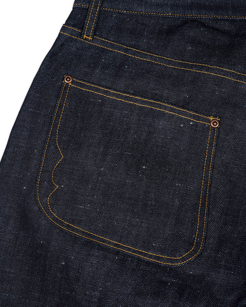 Type 00 14oz Selvedge Hemp Blend Denim - Indigo 6