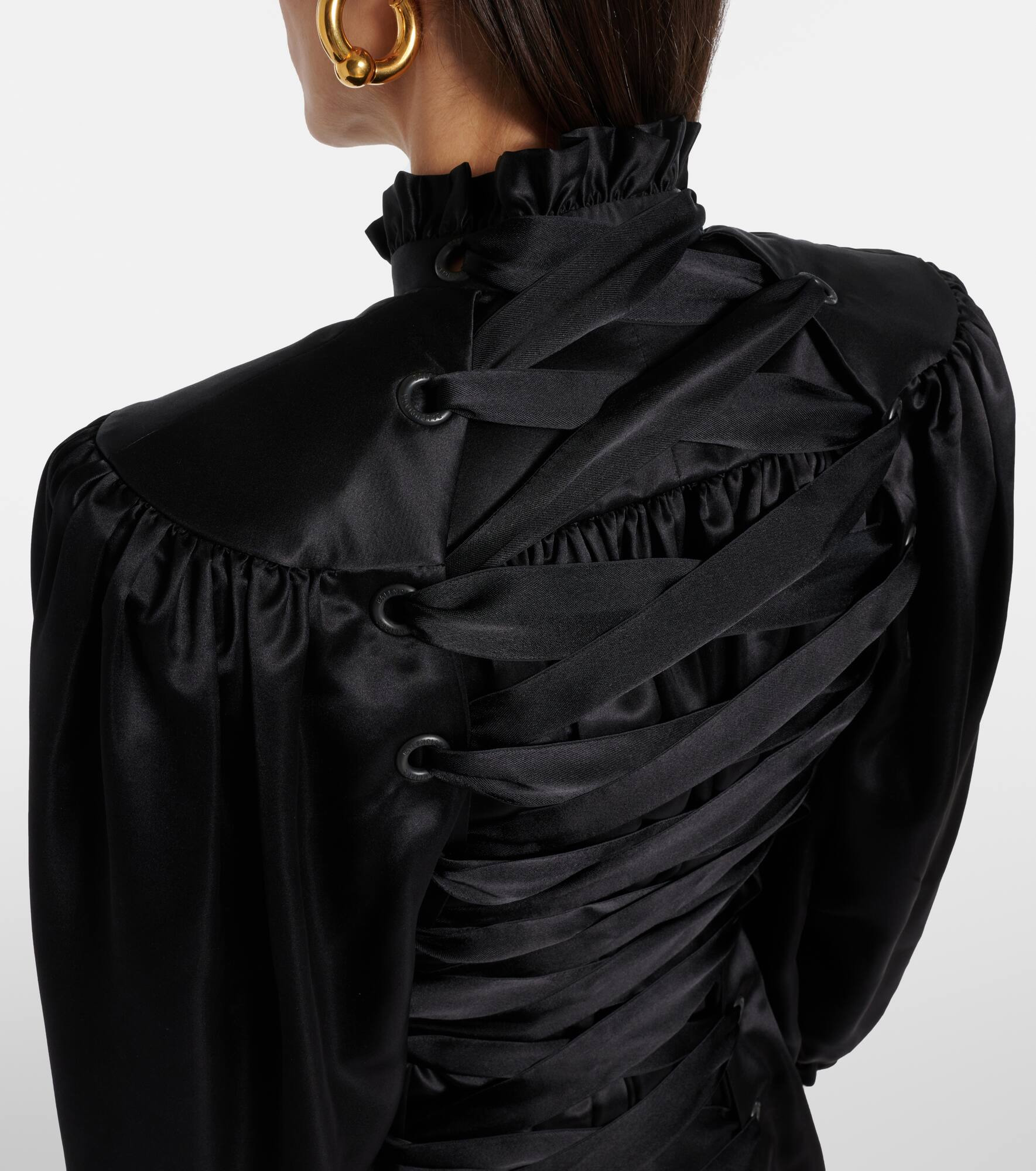 Silk satin blouse - 5