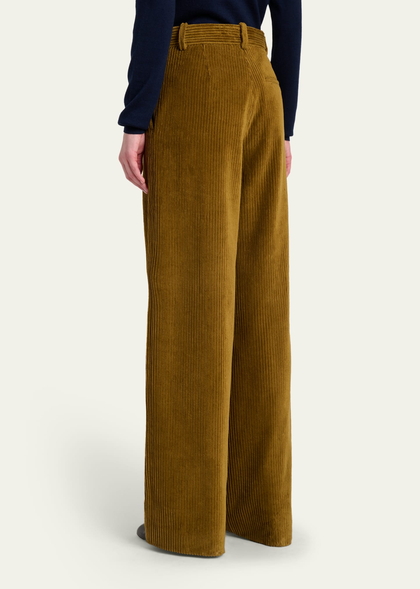 Lidie Cordurouy Wide-Leg Pants - 3