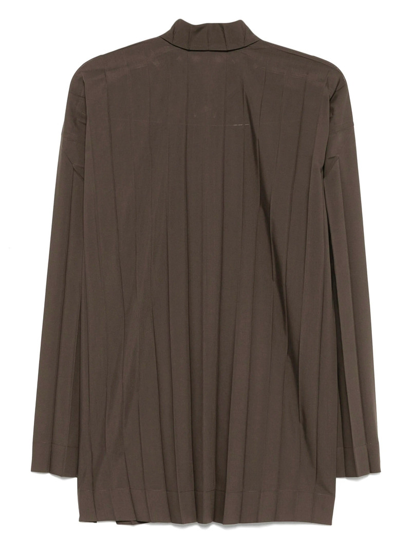 ISSEY MIYAKE SS25 LONG-SLEEVE EDGE SHIRT - CHARCOAL outlook