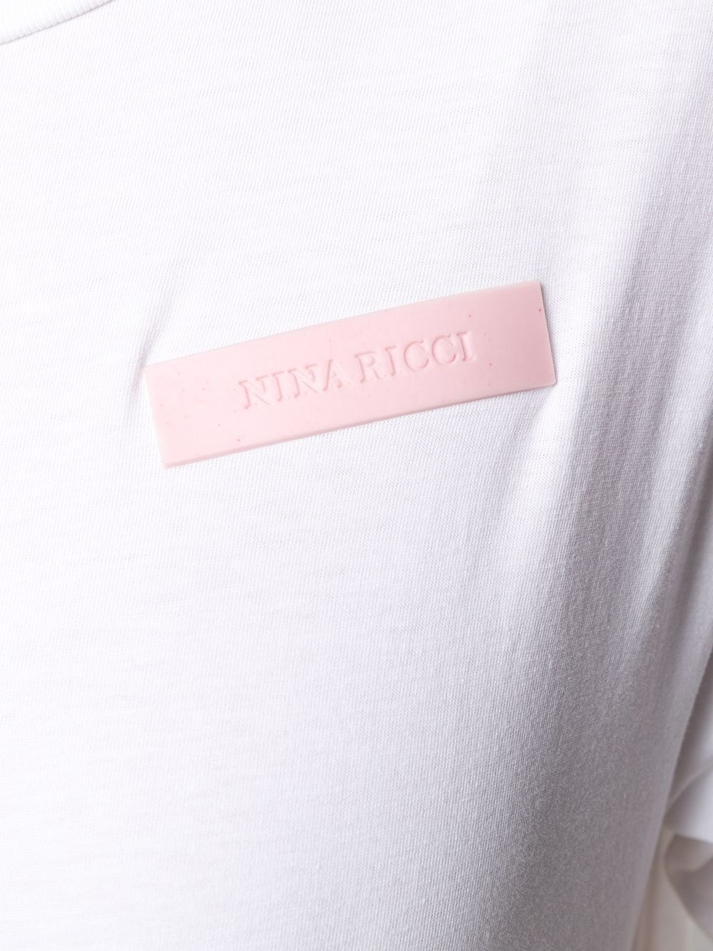 boxy logo patch T-shirt - 5