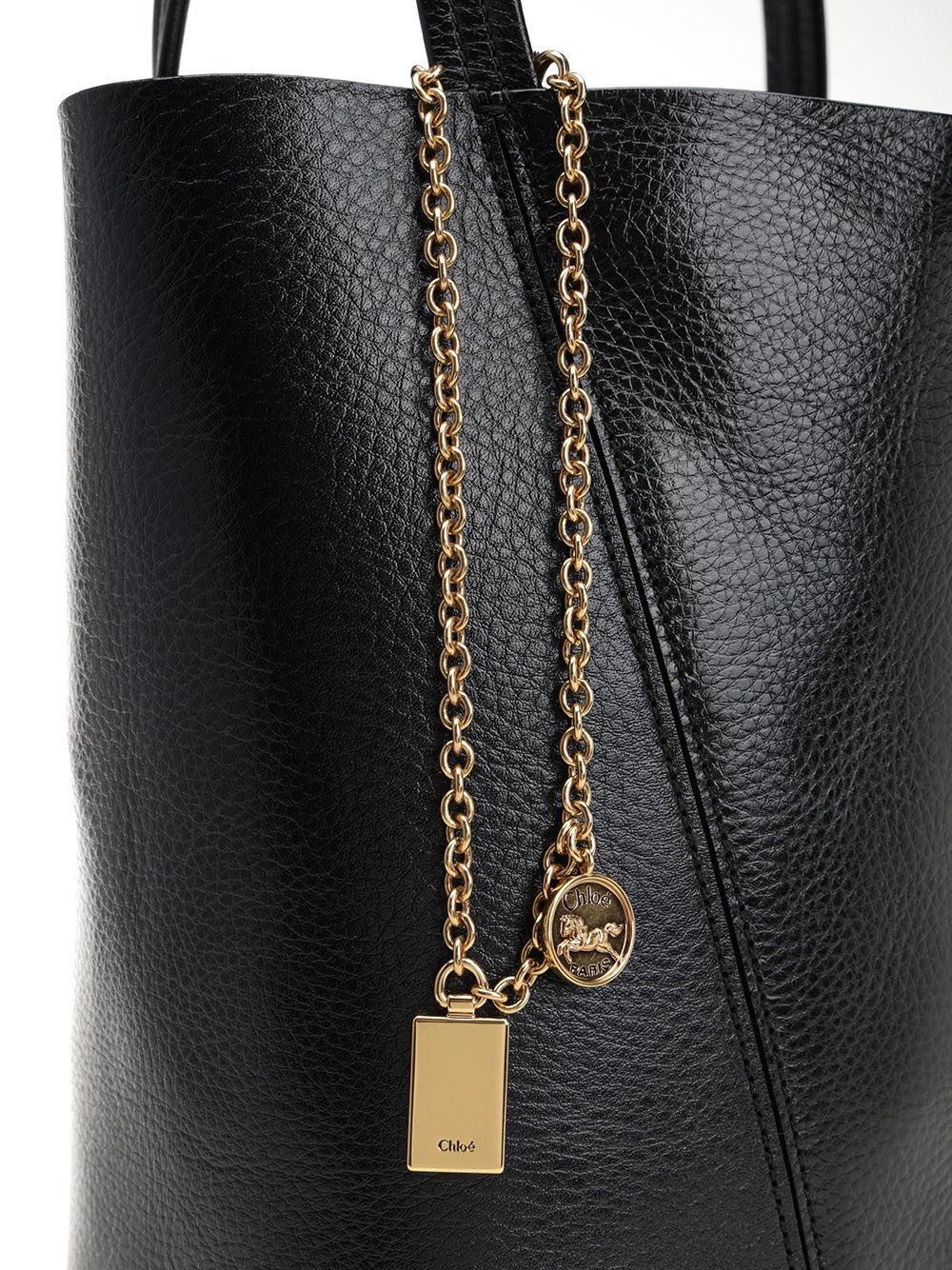 S811 - Chloe Spin Handbags Black - 5