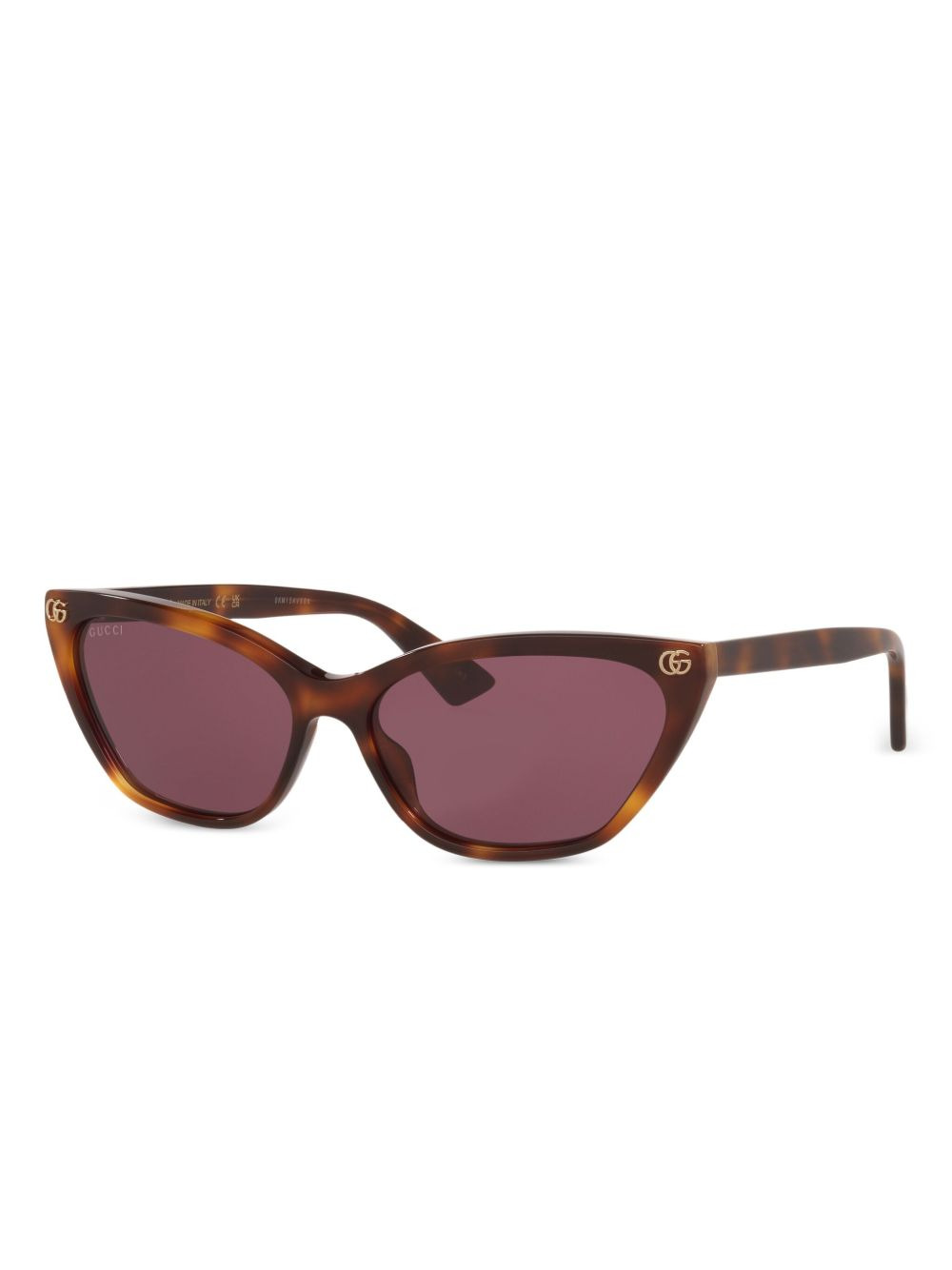 logo-detail cat-eye sunglasses - 2