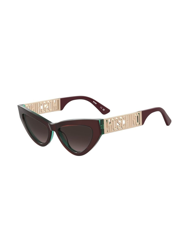 Moschino logo-plaque sunglasses outlook