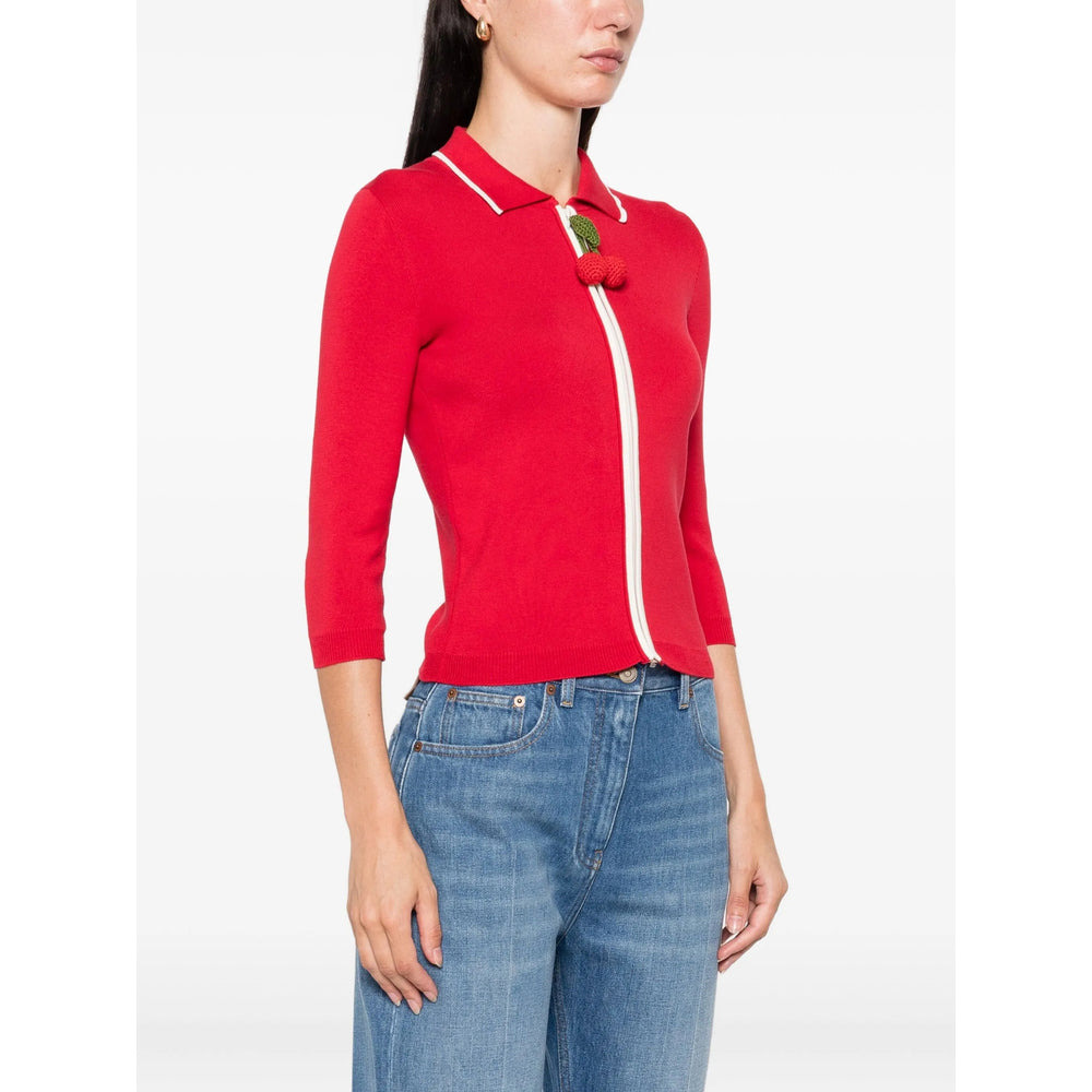 Valentino Red Knitwear - Cardigans Women - 2