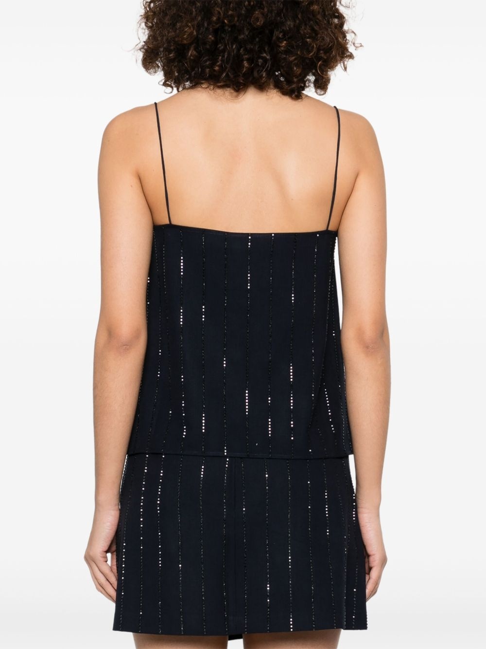 rhinestone-embellished top - 4