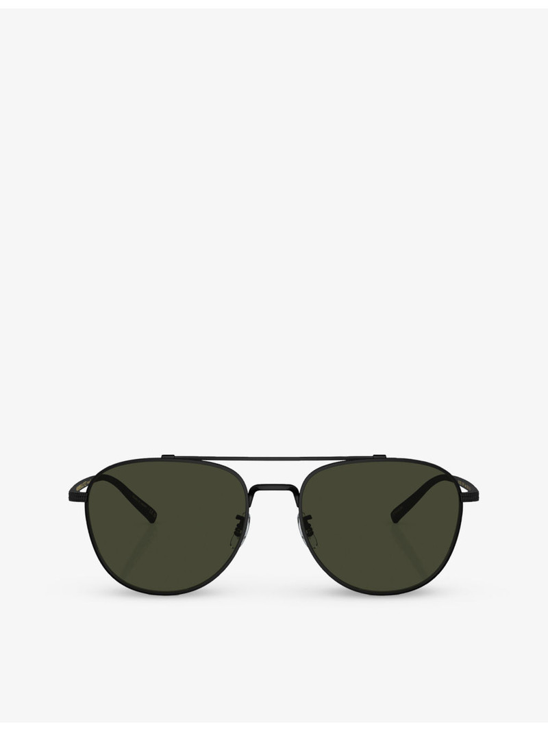OV1335ST Rivetti pilot-frame titanium sunglasses - 1