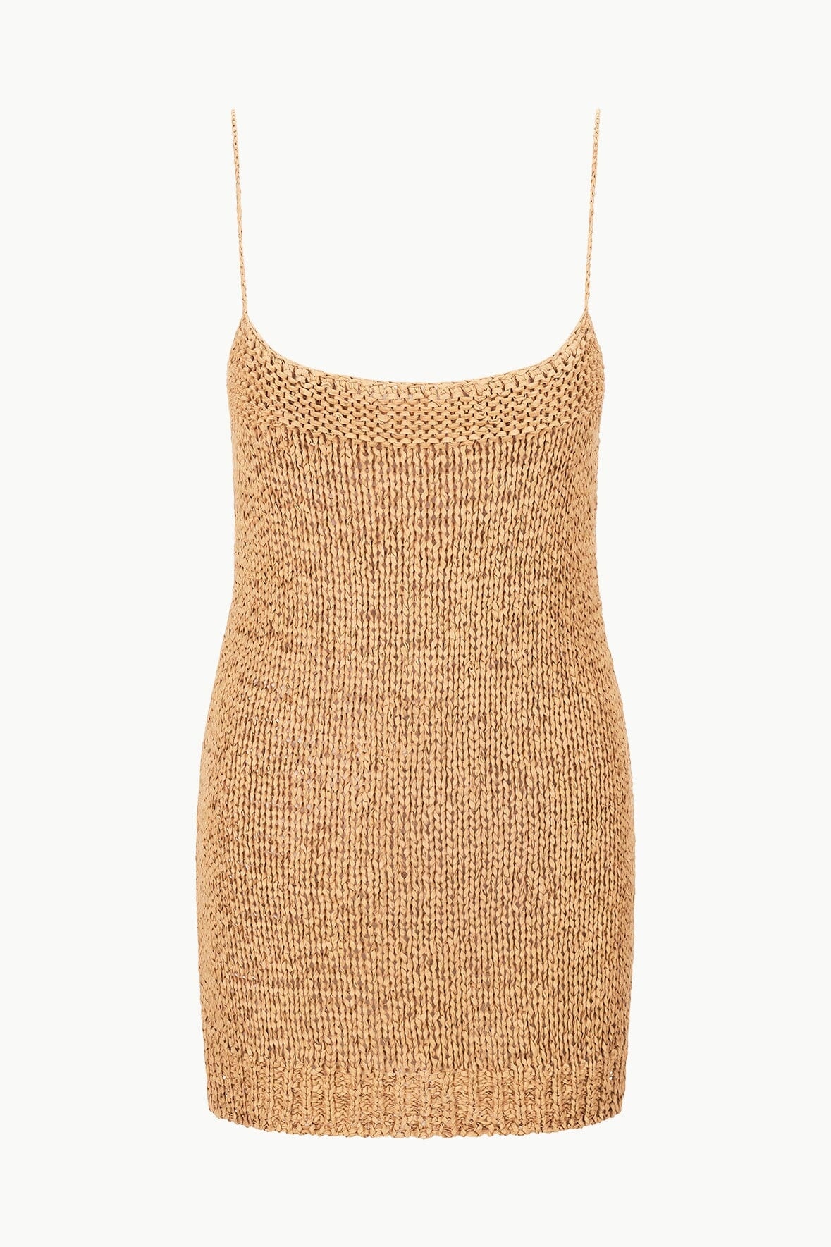STAUD HAZE MINI DRESS CAMEL - 1