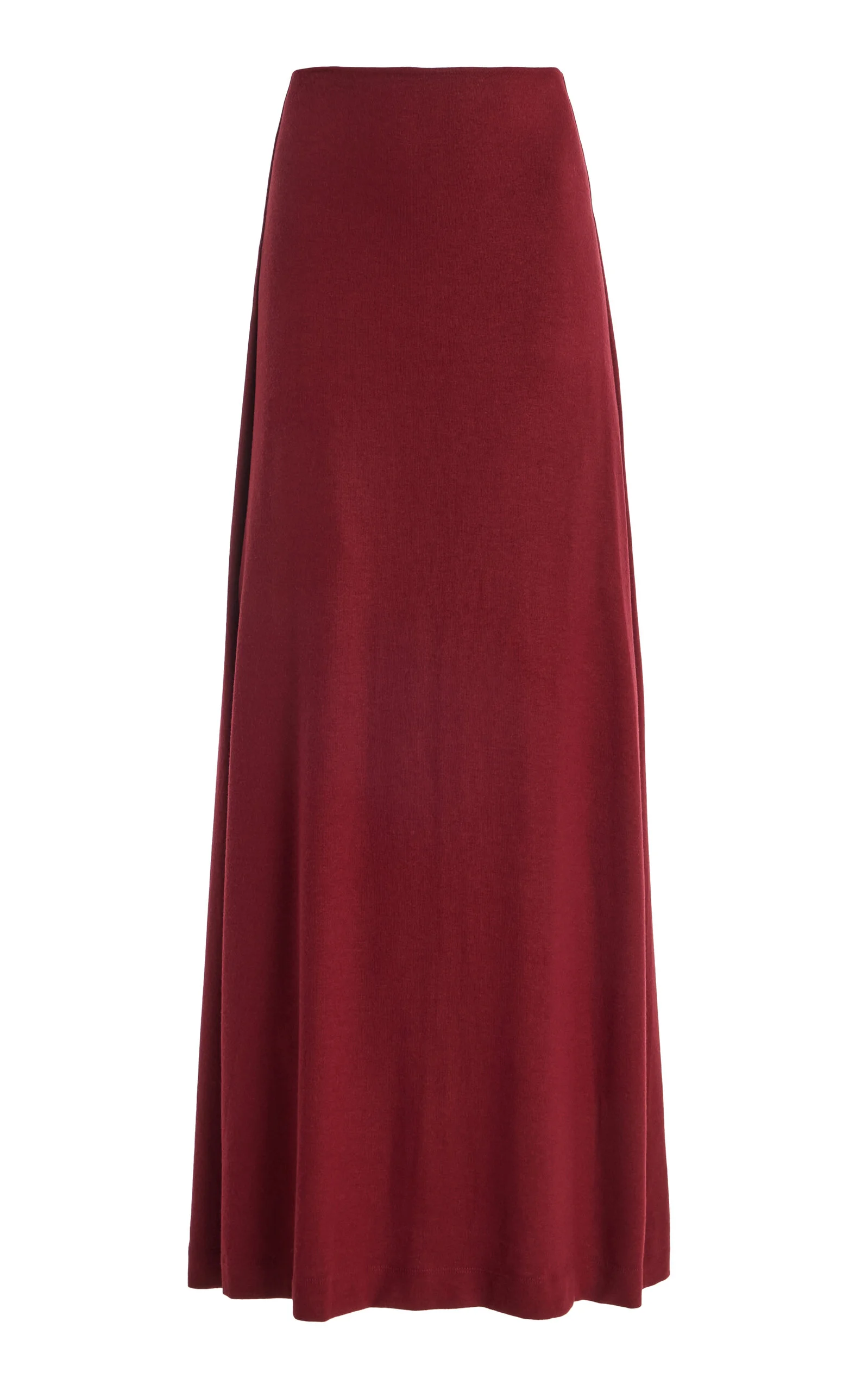 Lauren High-Waist Jersey Maxi Skirt red - 1