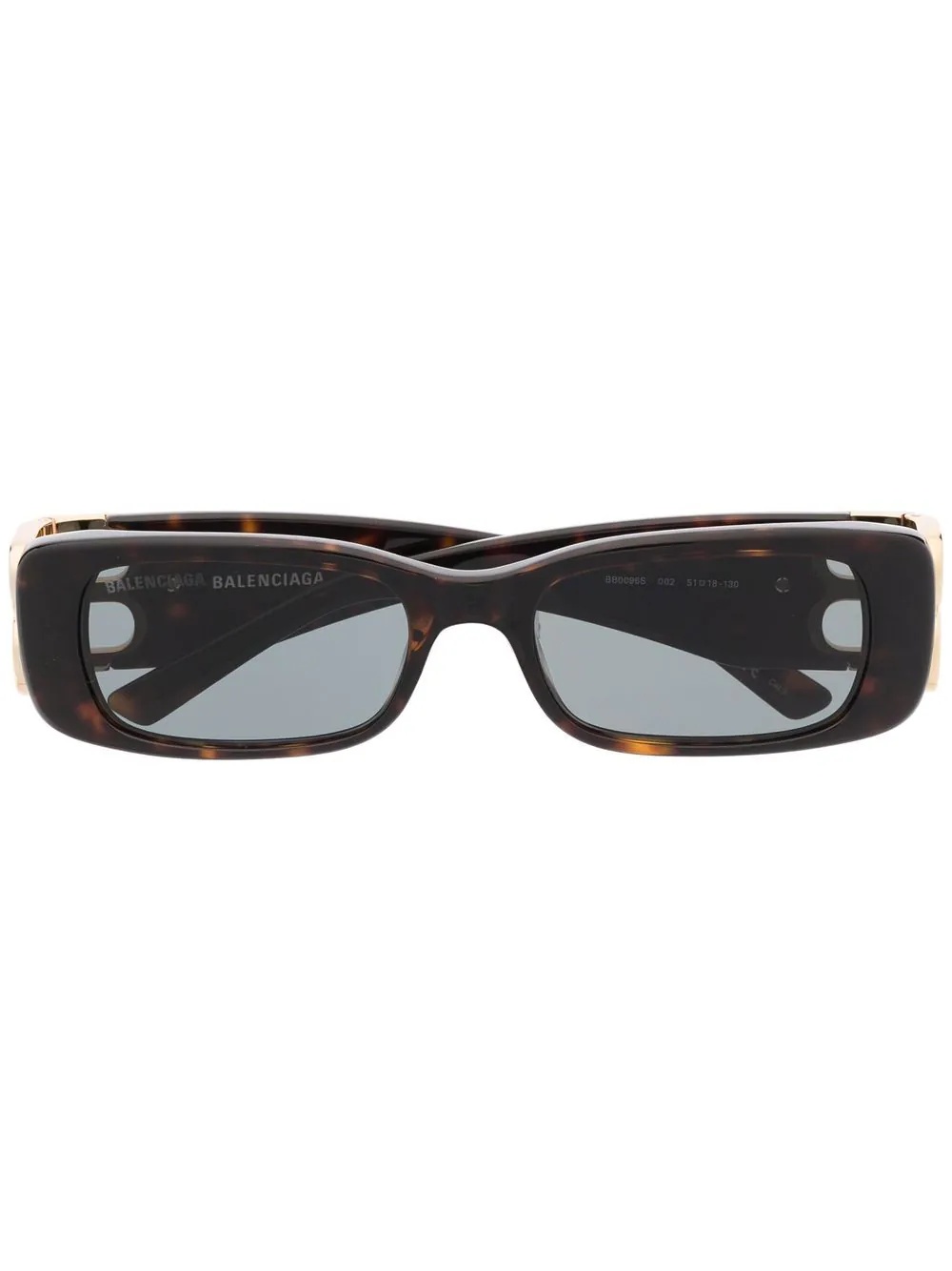 Dynasty rectangle-frame sunglasses - 1