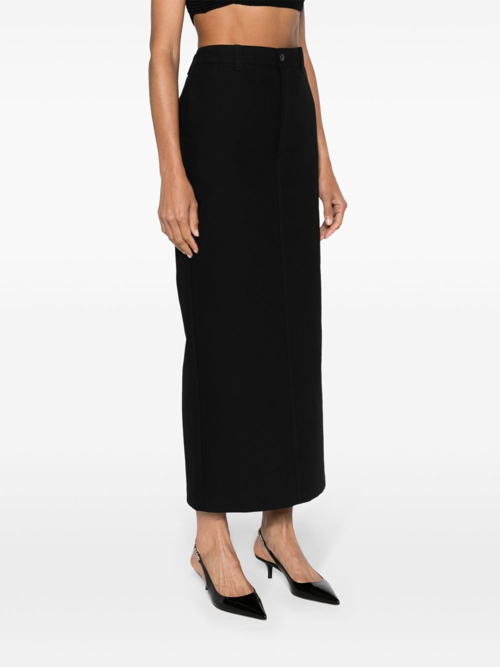 Drill column maxi skirt - 3