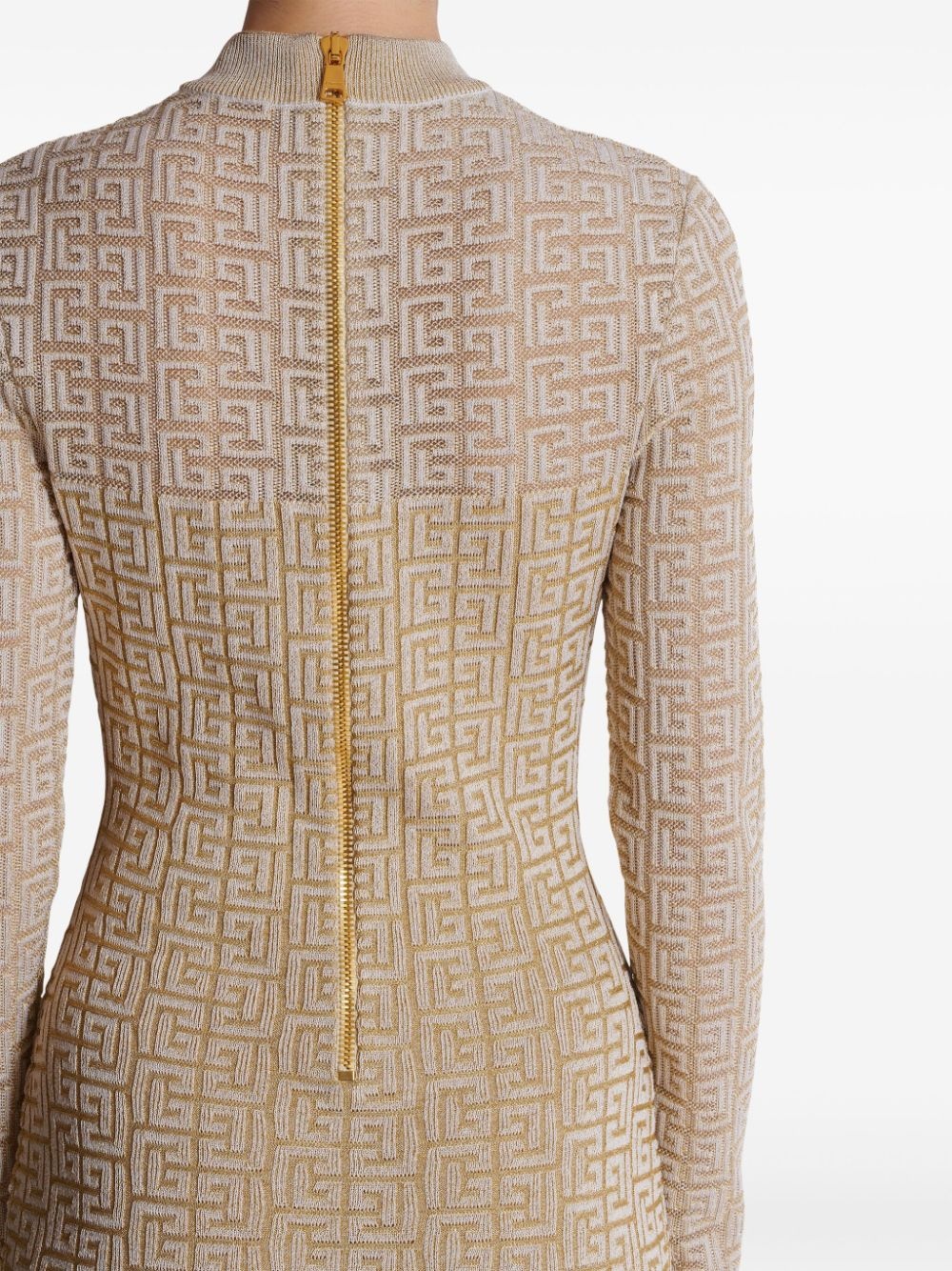 PB Labyrinth-jacquard knit dress - 6
