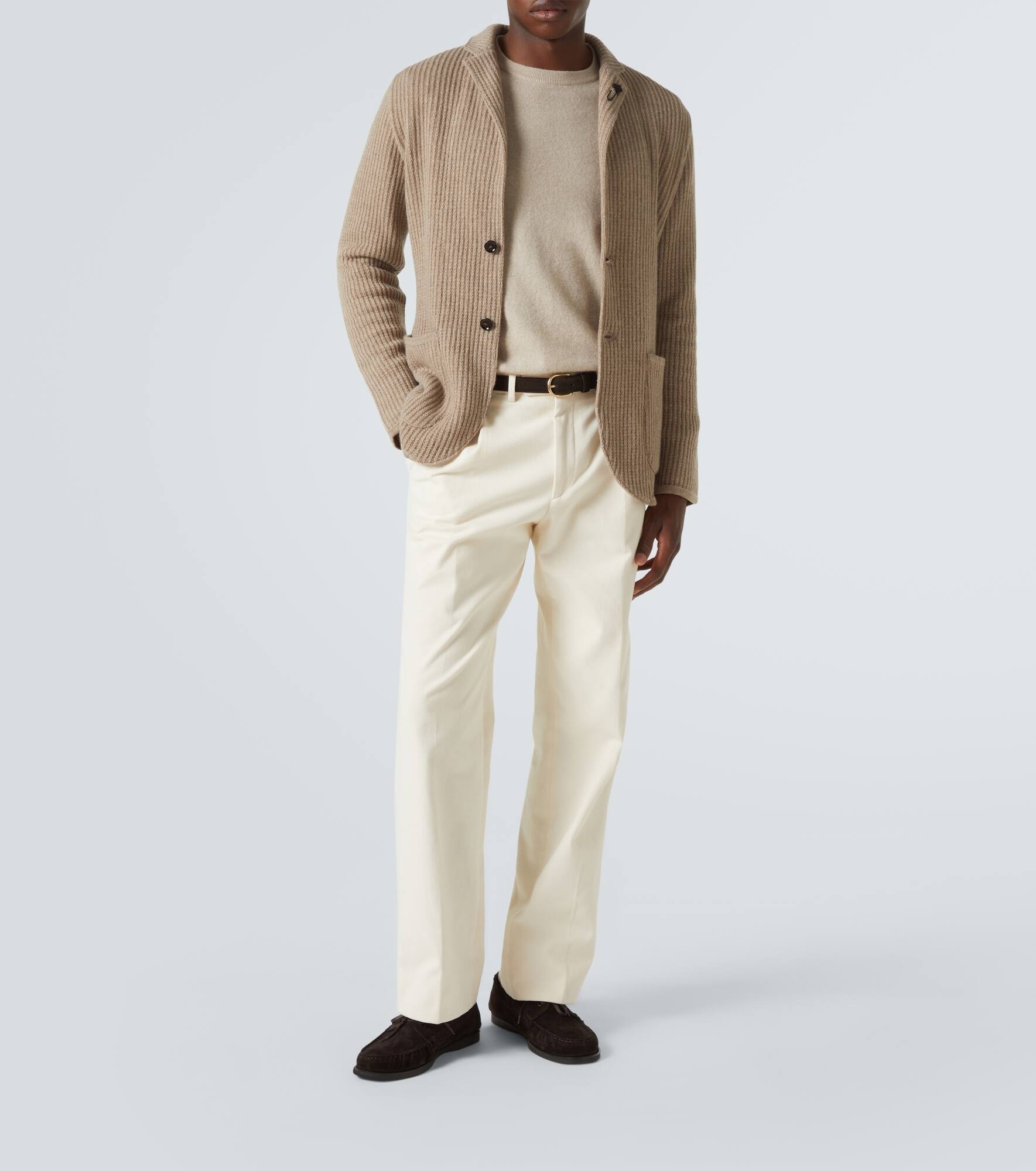 Knitted cashmere blazer - 2