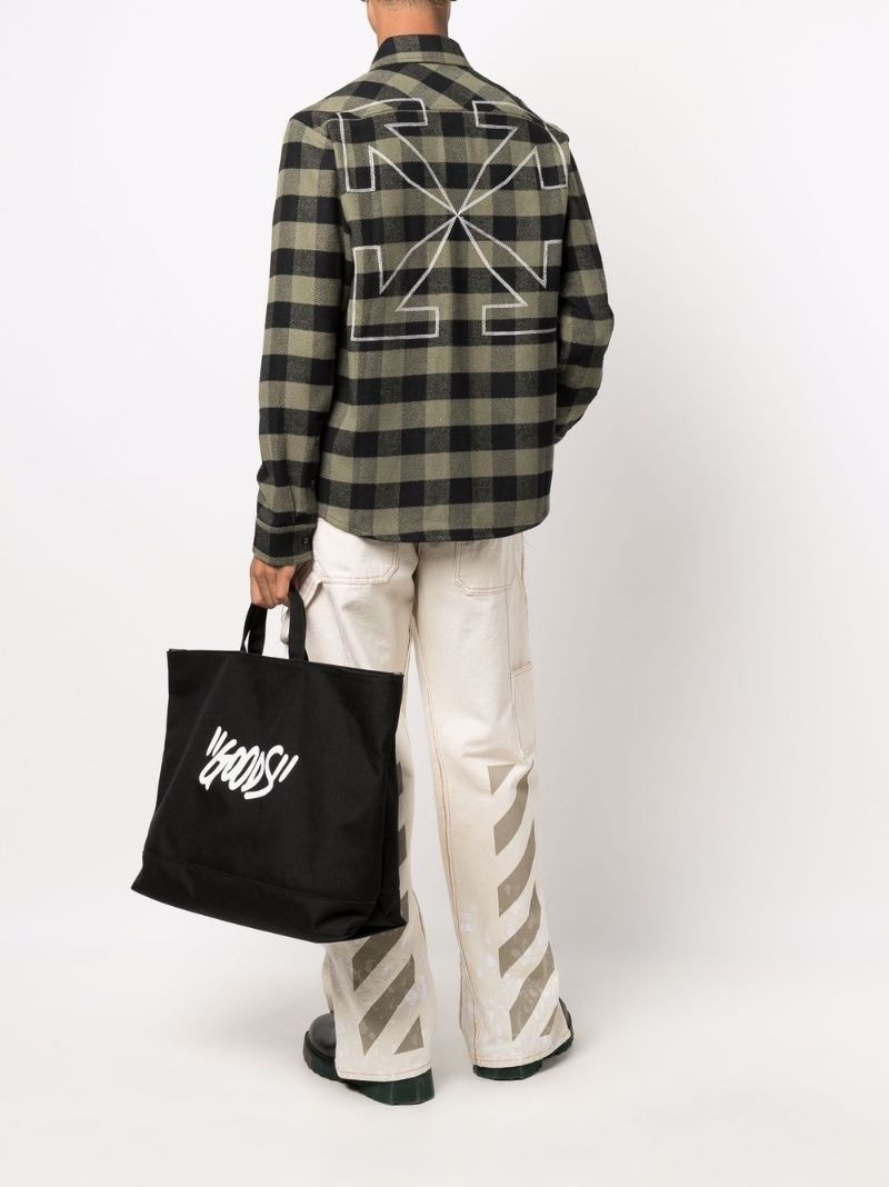 Arrows-print flannel shirt - 2