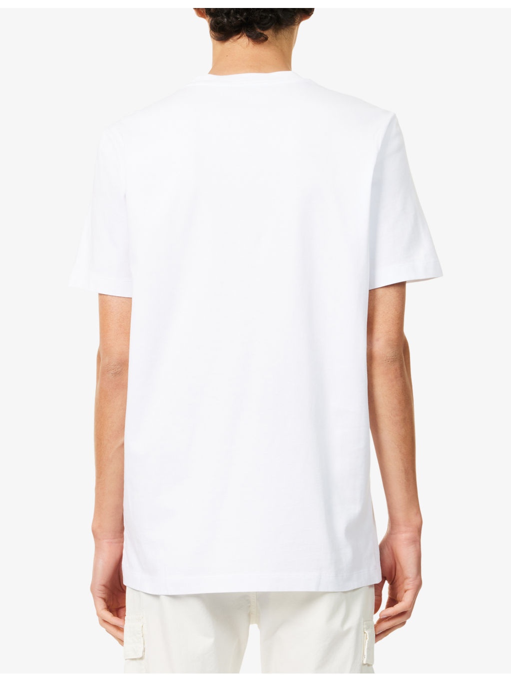 Flocked-Logo Badge Short-Sleeve Cotton-Jersey T-Shirt - 4