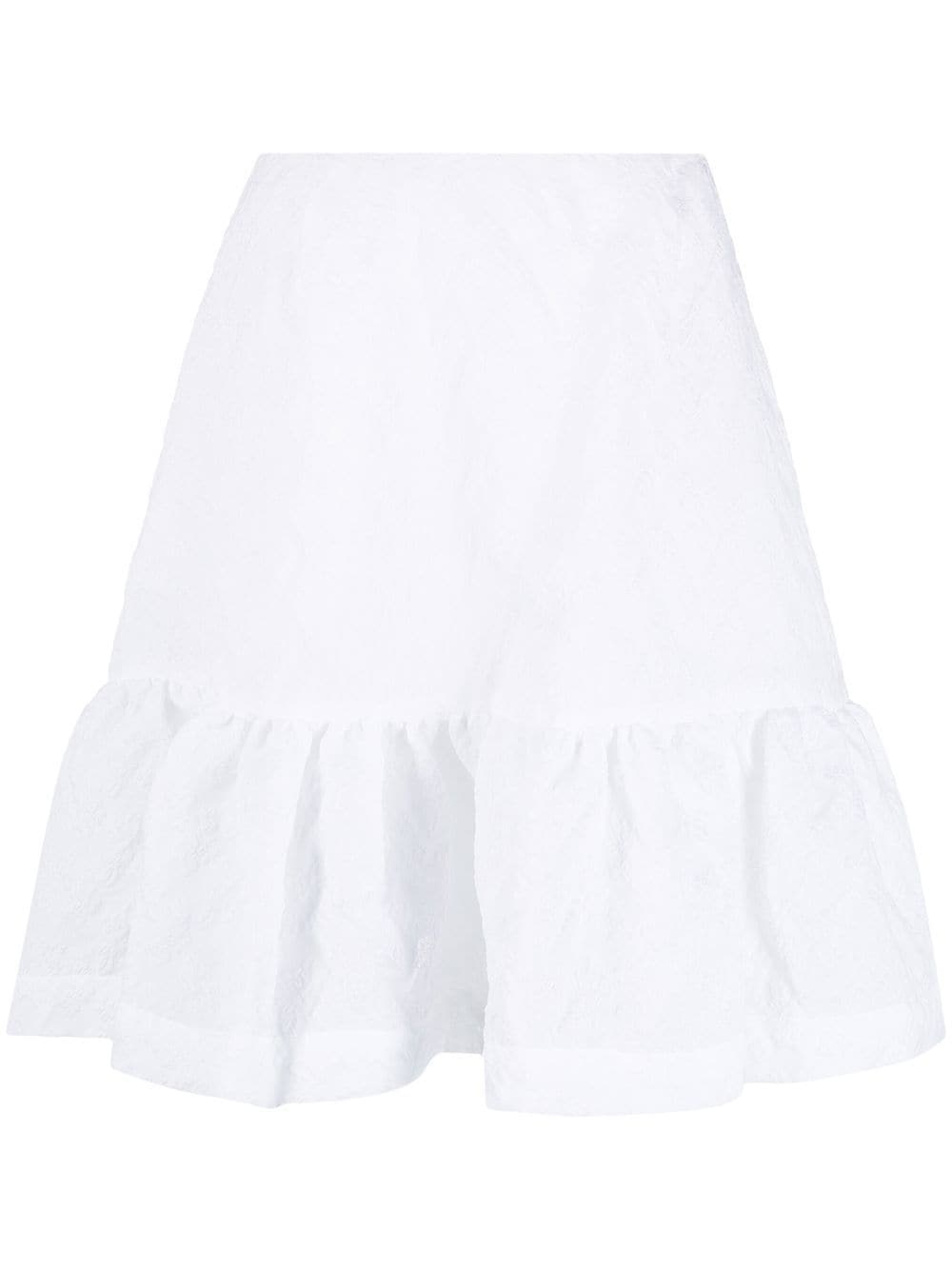 ruffled A-line skirt - 1