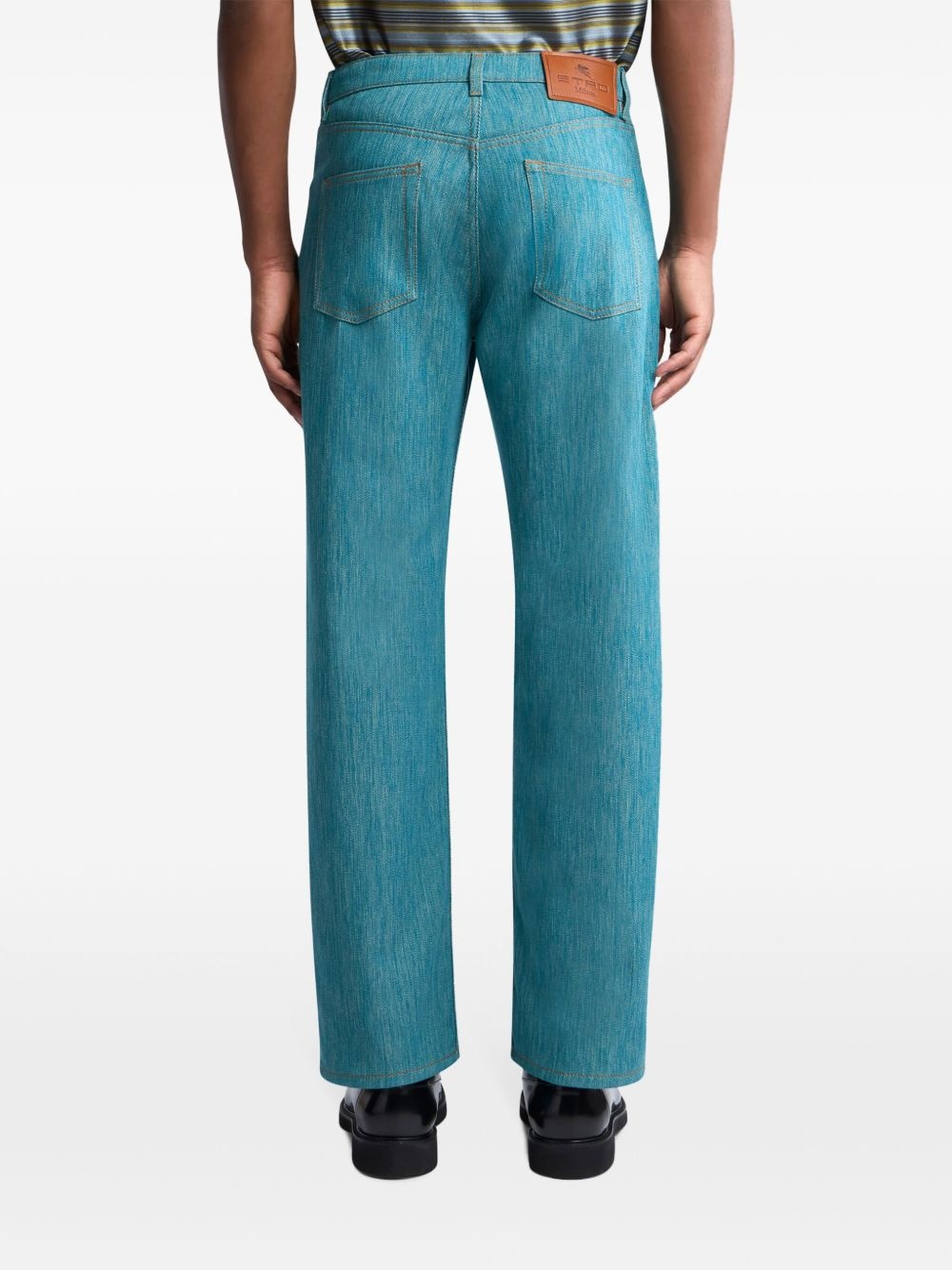 Pegaso-button jeans - 4