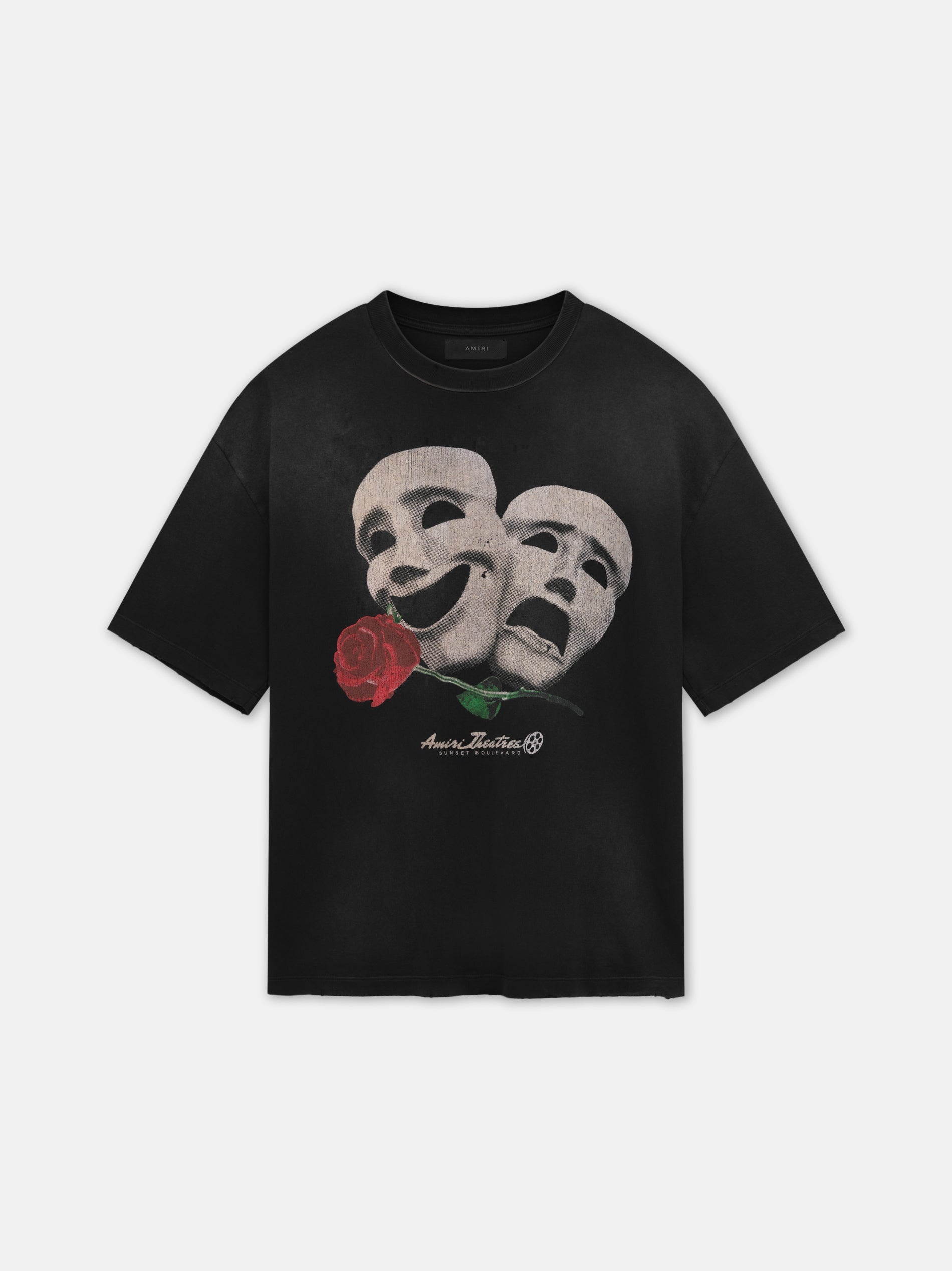 AMIRI THEATRE MASKS OVERSIZED TEE | REVERSIBLE