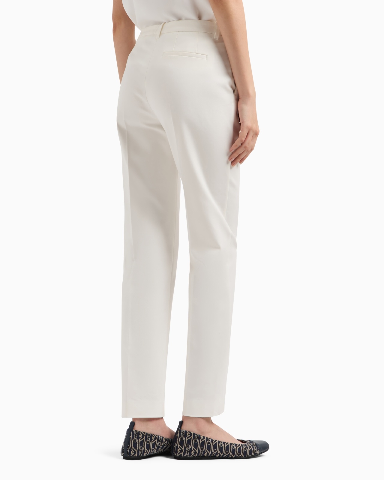 STRETCH COTTON TROUSERS - 3