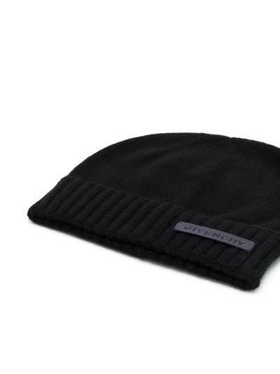 Givenchy logo beanie outlook