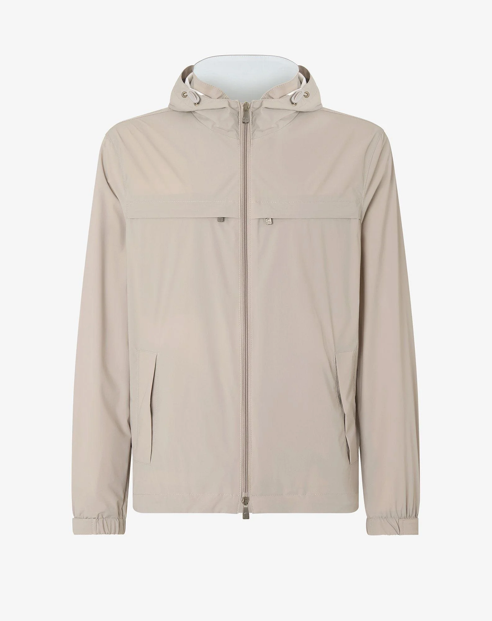 Grey stretch technical fabric jacket - 1